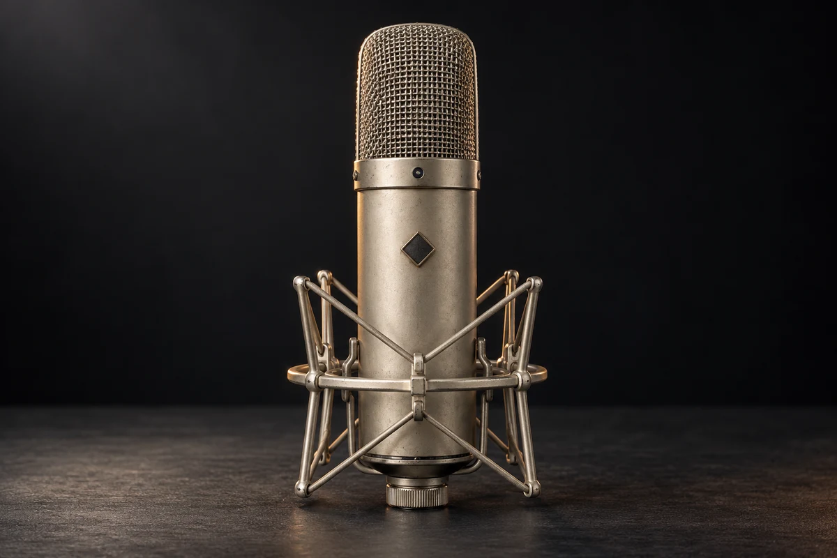Neumann U47 illustrative render